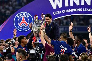 队报：巴黎vs国米欧冠决赛吸引1152万电视观众，收视率占53%